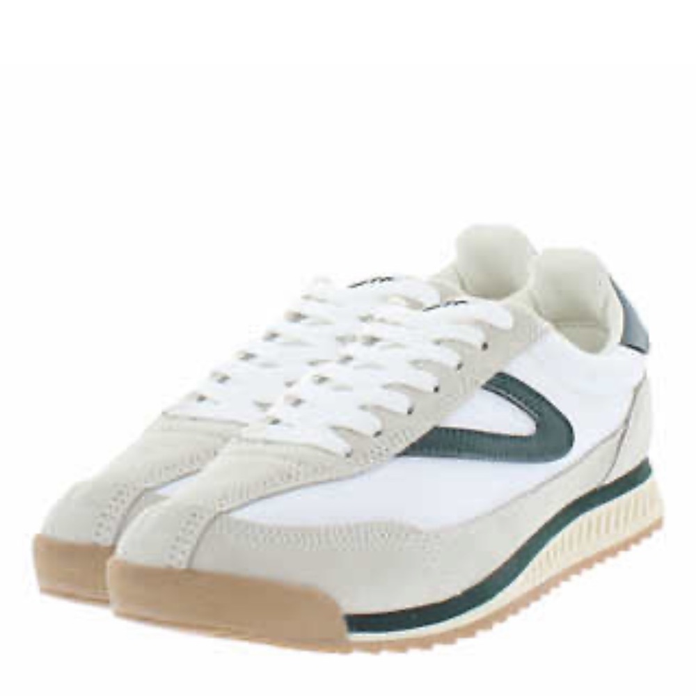 Tretorn ladies Rawlins sneaker with green detail nwt anc box